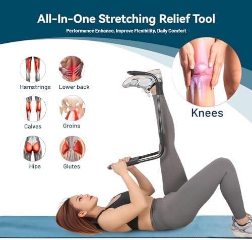 Hamstring Stretcher, Knee Extension Device, Lower Back, Hip & Calf Stretching - Image 2