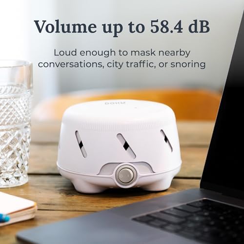 Yogasleep Dohm Uno Sound Machine & Travel Case, Real Fan Inside for Non-Looping White Noise, Home & Office Privacy, Sleep Therapy for Adults & Baby, 2 Piece Set - Image 4