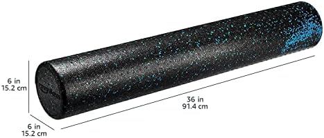 Amazon Basics High Density Foam Roller for Exercise and Recovery, 36 Inches, Blue Speckled - Image 5
