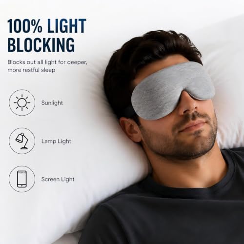 ALASKA BEAR 3 Pack Sleep Eye Masks Organic Cotton Cool Bamboo - Image 2