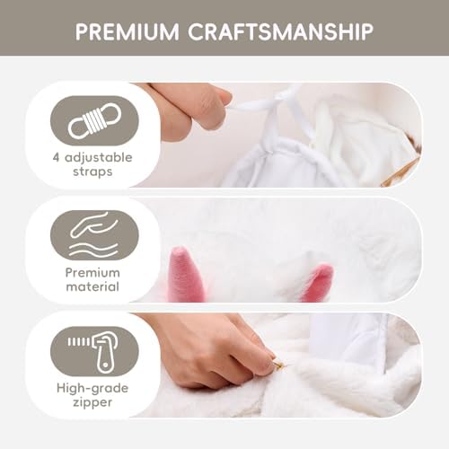 L'AGRATY Weighted Lap Pad for Kids 5 lbs, Sensory Needs Weighted Stuffed Animals Lap Blanket Soft Plush Hugging Sensory for Kids Teen Adults Removable Washable Cover - Image 6