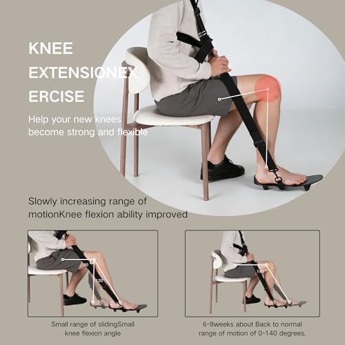 Knee Replacement Recovery Aids & Home Gym Equipment - Essential Knee Glider Therapy Equipment for Elderly Must Haves, ACL PCL MCL Surgery Recovery to Improve Mobility, Flexibility and Pain Relief - Image 3