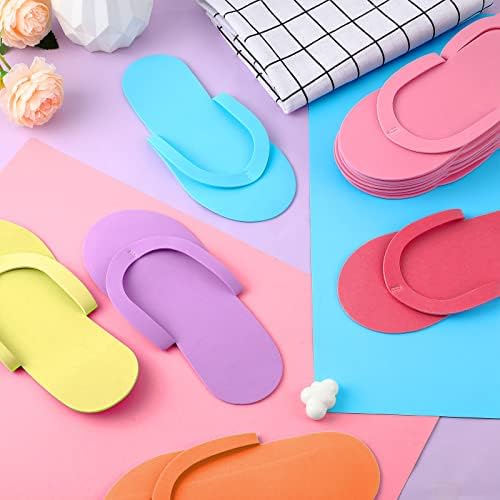 Geyoga 240 Pairs Disposable Flip Flops Pedicure, Multi Color - Image 5