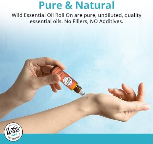 Wild Essentials Sugar Me Sweet Essential Oil Roll On, 10ml, Uplifting, Mood Boosting, Sweet Cotton Candy Aroma, Made with Organic Jojoba Oil, Ready to Use, Moisturizer, All Natural - Image 3