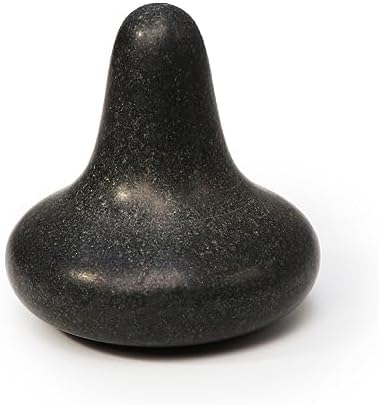 Master Massage Mushroom Shaped Basalt Hot Stone Kit – Trigger Point & Acupressure Tools for Deep Tissue Relaxation & Reflexology Massage – 1 Piece Basalt Rock by MasterMassage