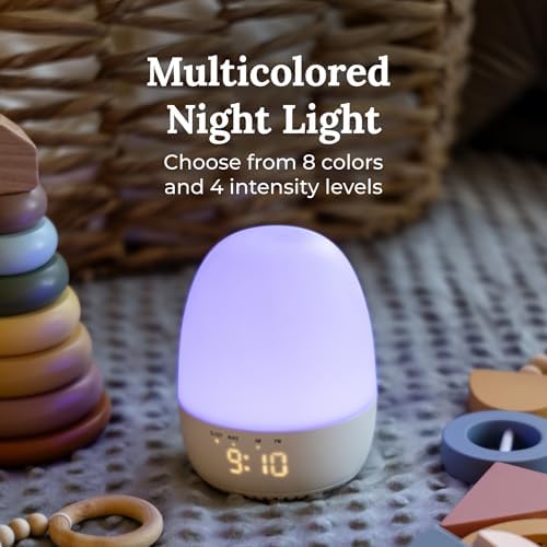 Yogasleep Light to Rise White Noise Sound Machine & Sleep Trainer with Night Light. Sleep Aid for Baby & Toddler, 30 Soothing Sounds Including Lullabies & Nature Sounds, Registry & Nursery Must Have - Image 4