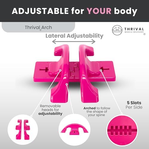 Thrival Arch Back Stretcher, Psoas Muscle Release Tool, Pink - Image 3