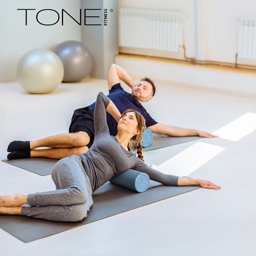 Tone Fitness High Density EPP Foam Exercise Foam Roller for Yoga, Pilates, Stretching, Massage, and Recovery | Multiple Sizes and Colors - Image 6