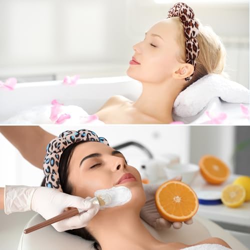 Ztomine Spa Headbands for Washing Face or Facial - Set of 2 Terry Cloth Headbands for Puffy Makeup, Mask, Skin Treatment - Image 5