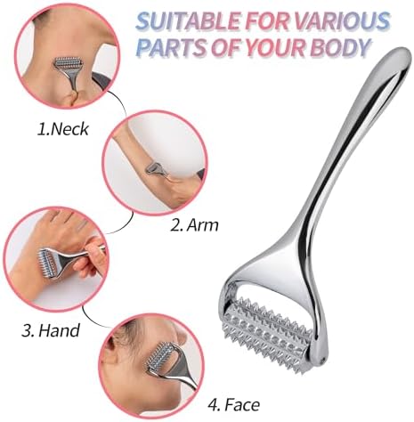 SOOTHESOUL Acupuncture Massage Roller, Good Gift for Your Loved, Trigger Points Massage Tool, Pain Relief and Stress Relaxing Massager for Muscle,Scalp, Hand,Neck, Arm, Foot, Face - Image 3