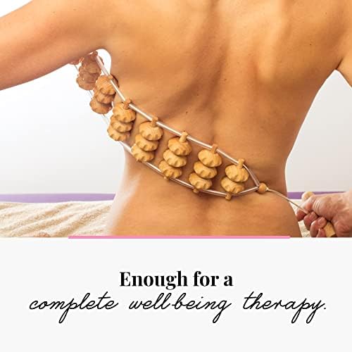 tuuli Accessories – Back Massager with Rollers and Rope, Multi-Functional Back Roller and Neck Massager, Eases Muscle Tension and Supports Skin Health, Muscle Roller 47.2 inches - Image 6