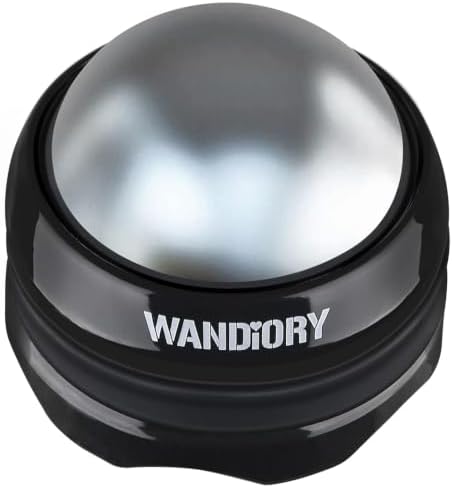 Ice Roller Ball for Muscle Recovery, Hot & Cold Therapy, 360° Massage by WANDiORY