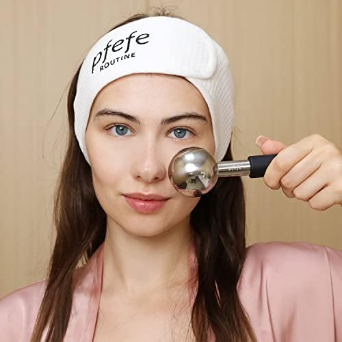 pfefe Ice Globes for Face & Eyes, Unbreakable Stainless Steel Cryo Sticks for Beauty Routines, Facials Cold Roller Cooling Globes for Puffiness, Wrinkles, Dark Circles, Headaches - Image 5