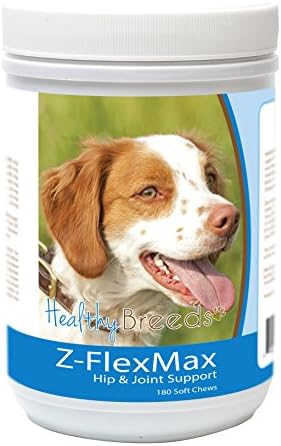 Healthy Breeds Brittany Z-Flex Max Dog Hip and Joint Support 180 Count by HealthyBreeds
