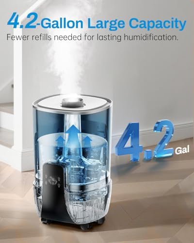 Humidifier large room 16L Whole house Humidifier 2000 sq.ft - Image 3