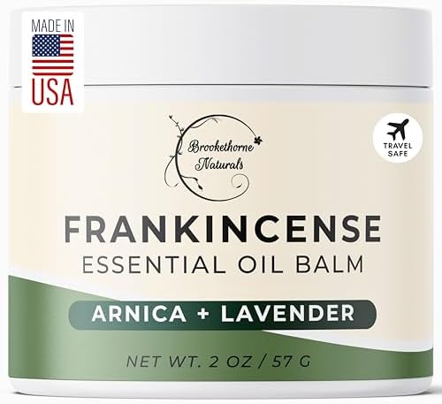 Brookethorne Naturals Frankincense Balm with Arnica Montana 2oz by BrookethorneNaturals