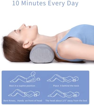 Bespilow Small Neck Roll Pillow for Sleeping, Neck Pillows for Pain Relief - Image 4