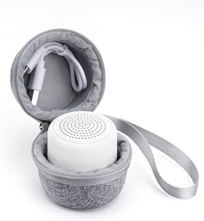 Dreamegg Portable White Noise Machine with Travel Case - Egg-Sized Sound Machine for Baby & Adult Sleep, 16 Soothing Sounds, 1000mAh Battery, Timer, Sound Machine for Baby Adults Home Gift, White - Image 2