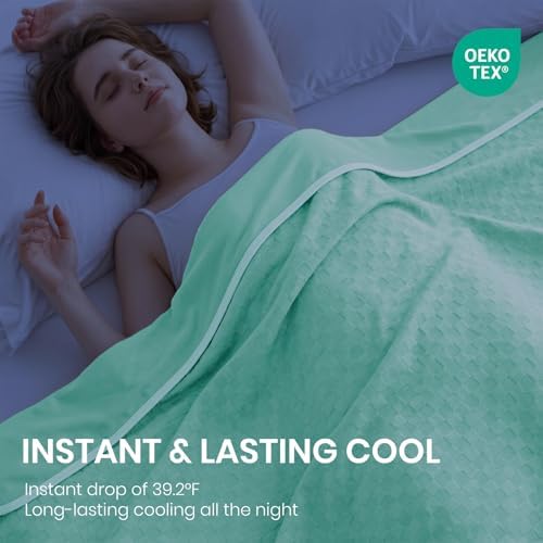 Topcee Cooling Blanket 60"x90" for Hot Sleepers Summer Cold Blanket - Image 2