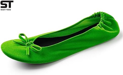 Velvet Foldable Flats for Women, Portable Ballet Shoes for Travel & Events - Image 3