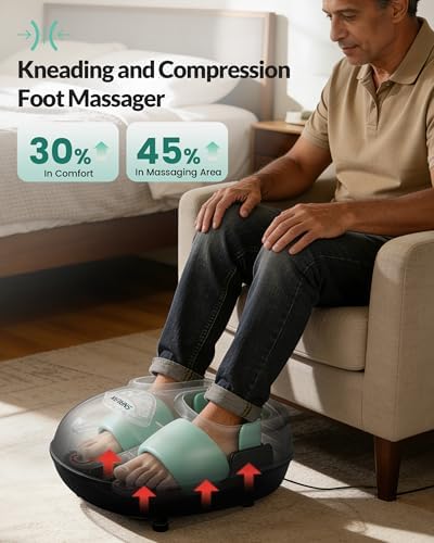 Snailax Shiatsu Foot Massager with Heat, Compression, Rolling, FSA Eligible - Image 3