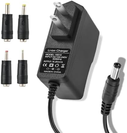 AC/DC 16.8V Massage Gun Charger Compatible with LifePro Sonic, Sonic Mini,Fusion X, Sonic Pro, Youdgee H1 Mini, Mebak 3, Cryotex, DamKee DK-01 02, Wattne W2 W1, jetbus by Bccxzm