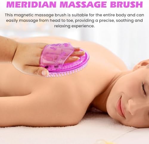 2 Pack Magnetic Meridian Massage Brush for Belly, Back & Leg - Image 5