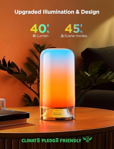 Govee RGBIC Smart Table Lamp 2, Touch Bedside Small Table Lamp (Corded) - Image 2