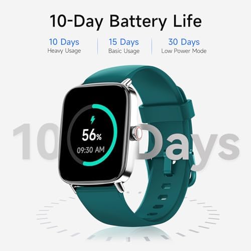 Smart Watch for Men Women, 1.85" HD Smartwatch Compatible iPhone/Samsung/Android (Answer/Make Calls), 100+ Sport Modes Fitness Tracker with Heart Rate/Sleep/SpO2 Monitor, IP68 Waterproof, 2 Bands - Image 6
