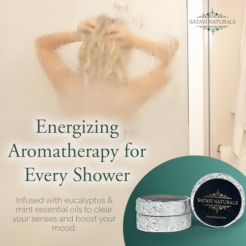 Spa Gift Set for Women – Eucalyptus Mint Aromatherapy Shower Steamers, Sugar Scrub, 24K Gold Eye Masks & Steam Eye Mask | Self Care & Relaxation Gift Box for Stress Relief at Home - Image 2