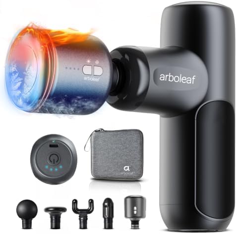 arboleaf Mini ThermaCool Massage Gun, Hot & Cold Percussion Muscle Relief by arboleaf
