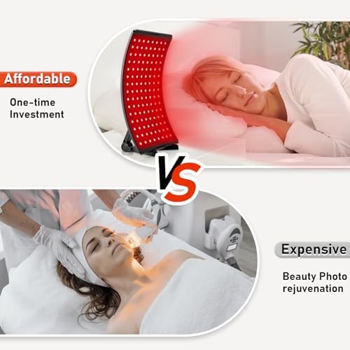 Viconor Red Light Therapy for Face,Red Light Therapy Lamp Back Device,Infrared Light Therapy for Body 660nm&Near Infrared 850nm Red Light Therapy Device Skin Care at Home Muscles,Joints - Image 3