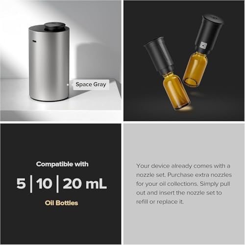 Airversa 2 Pack ANX Waterless Diffuser for Essential Oil, Black + Gold - Image 5
