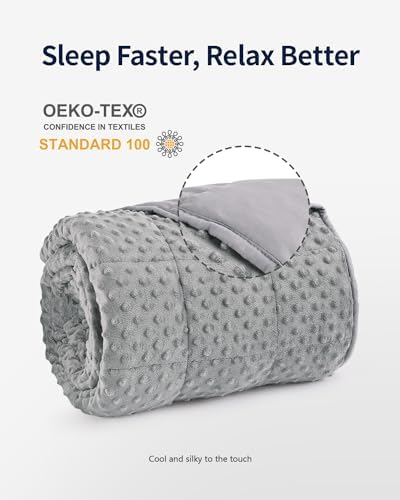 Mr. Sandman Weighted Blanket for Adults, King Size 25 lbs, 80 x 87 Inches - Image 4