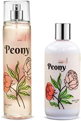 Home Spa Gift Deep Moisturizing Fragrance Body Lotion - (Peony) by FreidaandJoe