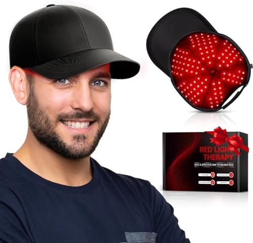 RELEXNOW Red Light Therapy Cap for Hair with Upgraded 180 Tri-Chip LEDs by HealthyLivingStartswithRelexNow