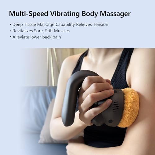 HYAKO F2 Handheld Mini Orbital Buffe Relief Massager-Adjustable Multi Speed - Image 3