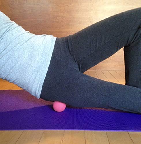 Kieba Massage Lacrosse Balls for Myofascial Release, Trigger Point Therapy, Muscle Knots, and Yoga Therapy. Set of 2 Firm Balls (Pink and Purple) - Image 4