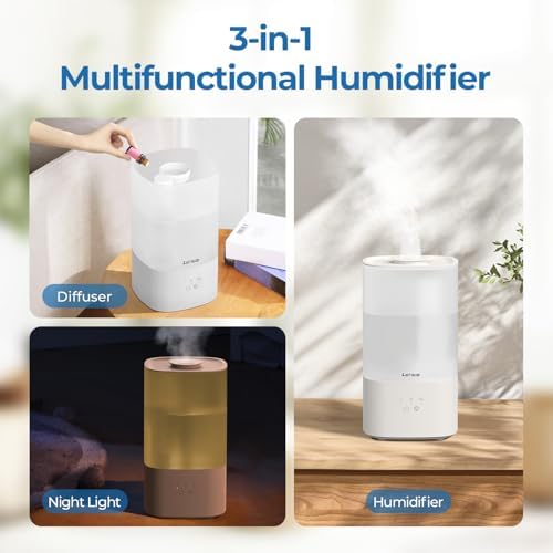 Humidifiers for Bedroom, 2.5L Top Fill Cool Mist Humidifiers - Image 3