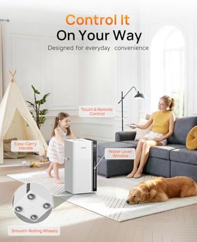 Mifasol Cool Mist Humidifier Large Room, Whole House Humidifiers for Home - Image 5