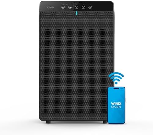 WINIX 5520 Air Purifier for Home Large Room Up to 1882 Ft² in 1 Hr With Air Quality Monitor, True HEPA, High Deodorization Carbon Filter and Auto Mode, Captures Pet Allergies, Smoke, Dust. by Winix