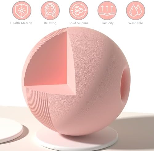 VICSKY Myofascial Release Massage Ball with Handles - Trigger Point Ball for Leg, Neck, Foot Pain Relief, Adjustable Strap, Deep Tissue & Muscle Relaxation, Pressure Release Tool (Pink) - Image 5