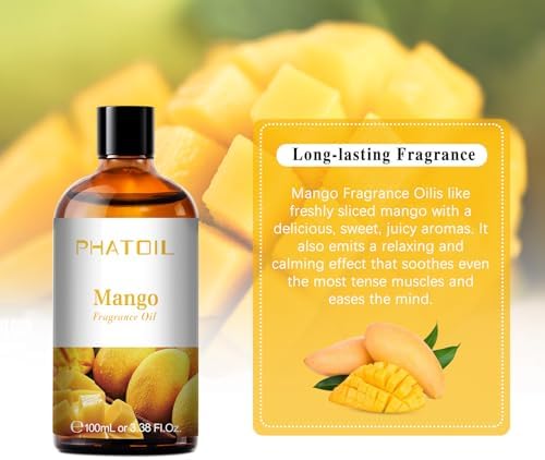 PHATOIL Mango Fragrance Oil for Diffuser Aromatherapy 3.38FL.OZ - Image 5