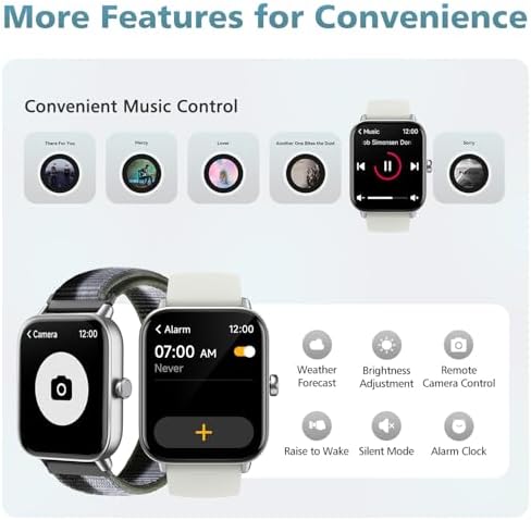 Smart Watch for Android Phones & iPhones, 120+ Sport Modes Fitness Watch - Image 6