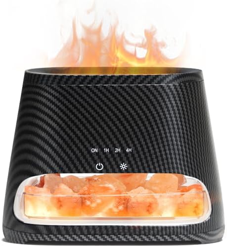 SALKING 2-in-1 Essential Oil Diffuser for Home,Himalayan Salt Lamp Diffuser by SALKING