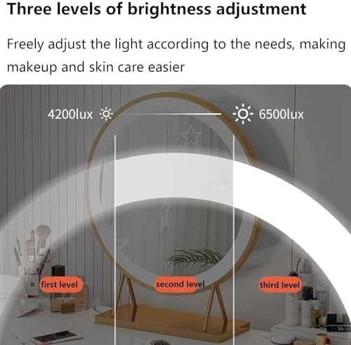 Vanti Dressing Table with Mirror and LED Stool, Integrated Makeup Toiletry Set, Stylish Makeup Desk for Bedroom, Modern Beauty Station - Image 3