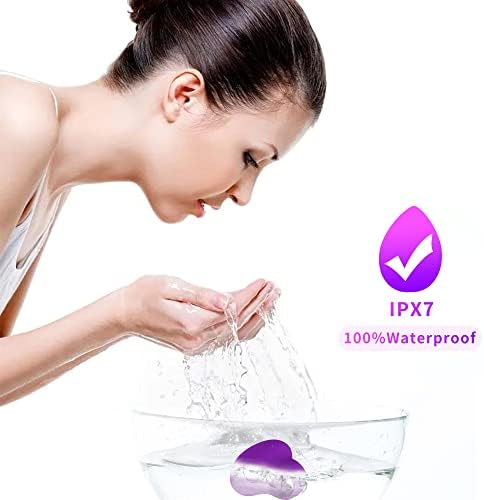 Handhold Portable Powerful Multifunctional Facial Mini Massage Ball,Quiet Waterproof USB Rechargeable Vibrating Travel Pocket Face Eye Finger Joint and Neck Jaw Massager - Purple - Image 2