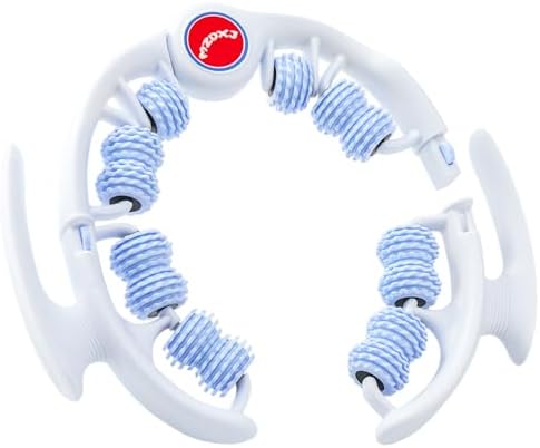 Cellulite Massage Tool - Lymphatic Drainage Massager - Muscle Roller, Deep Fascia Massage, Dimpled Skin Removal, Legs/Thighs/Buttocks, Anti-Cellulite Roller, Smooth Skin (14 Wheel - Blue) by Morepicksawait%E2%80%94godiscover