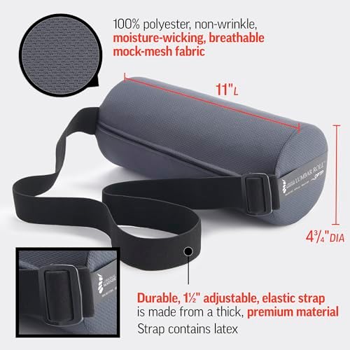 OPTP The Original McKenzie Lumbar Roll – Firm Density Low Back Support - Image 4