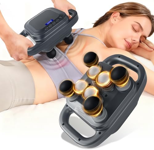 8 Head Massage Gun,Muscle Massager Deep Tissue, Back Massager by GrnPeak